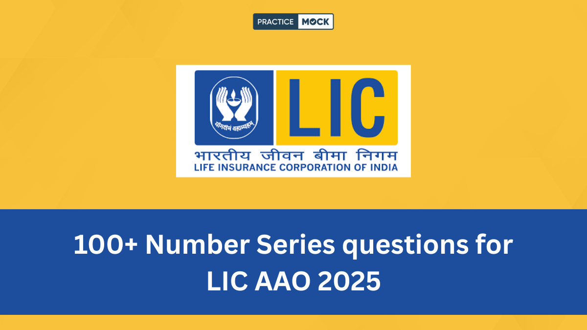 100+ Number Series questions for LIC AAO 2025