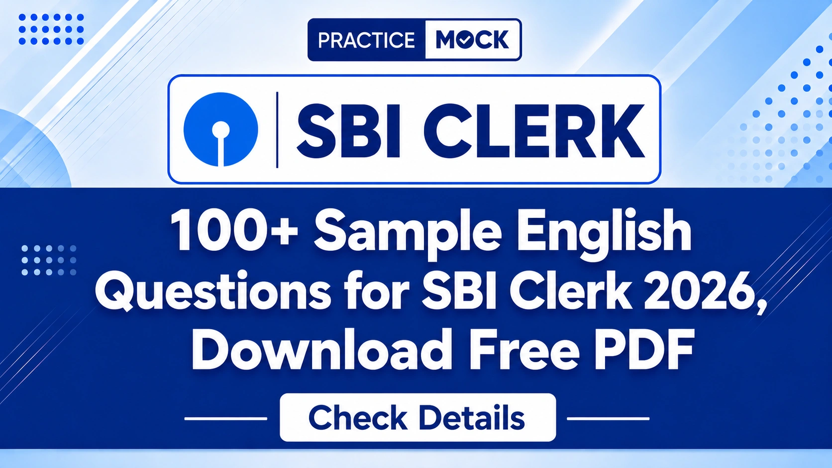 100 plus sample questions for sbi clerk