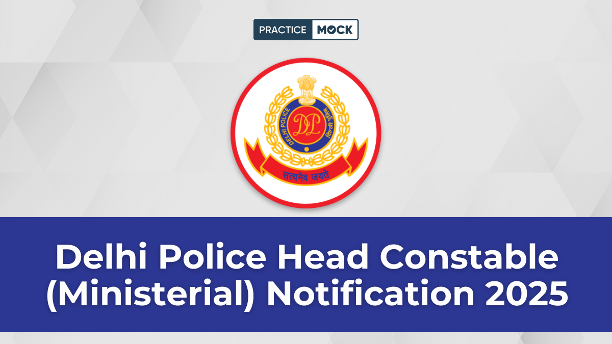 Delhi Police Head Constable Notification 2025