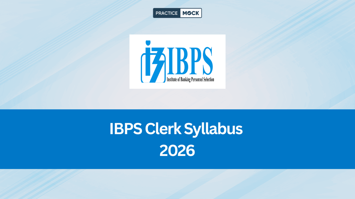 IBPS Clerk Syllabus 2026