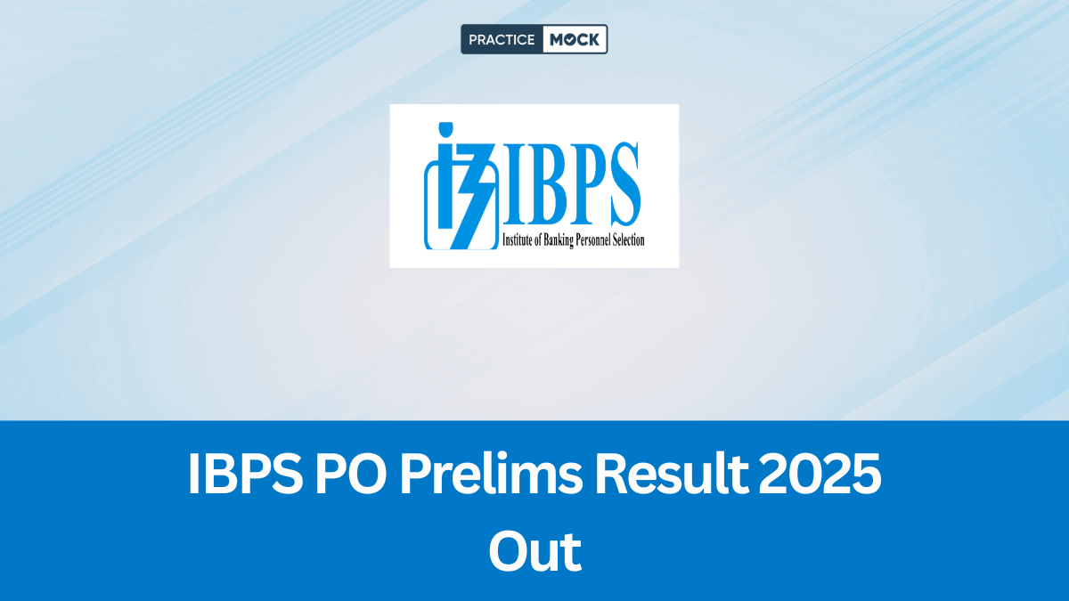 IBPS PO Prelims Result 2025 Out