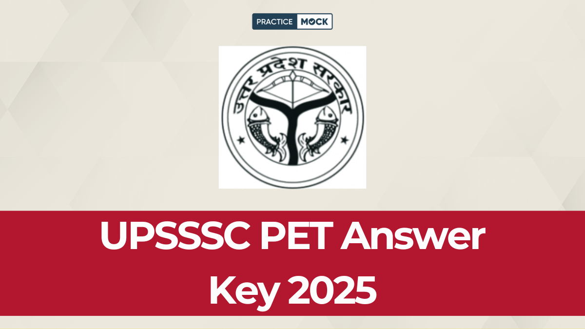 UPSSSC PET Answer Key 2025