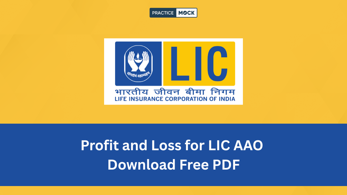 Profit and Loss questions for LIC AAO exam with free PDF download for practice