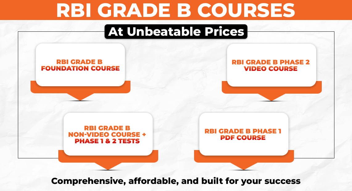 RBI Grade B Preparation Courses