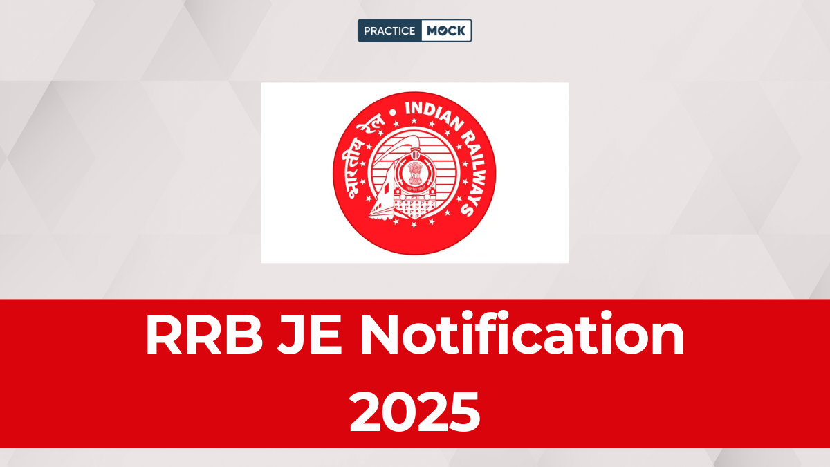 RRB JE Notification 2025