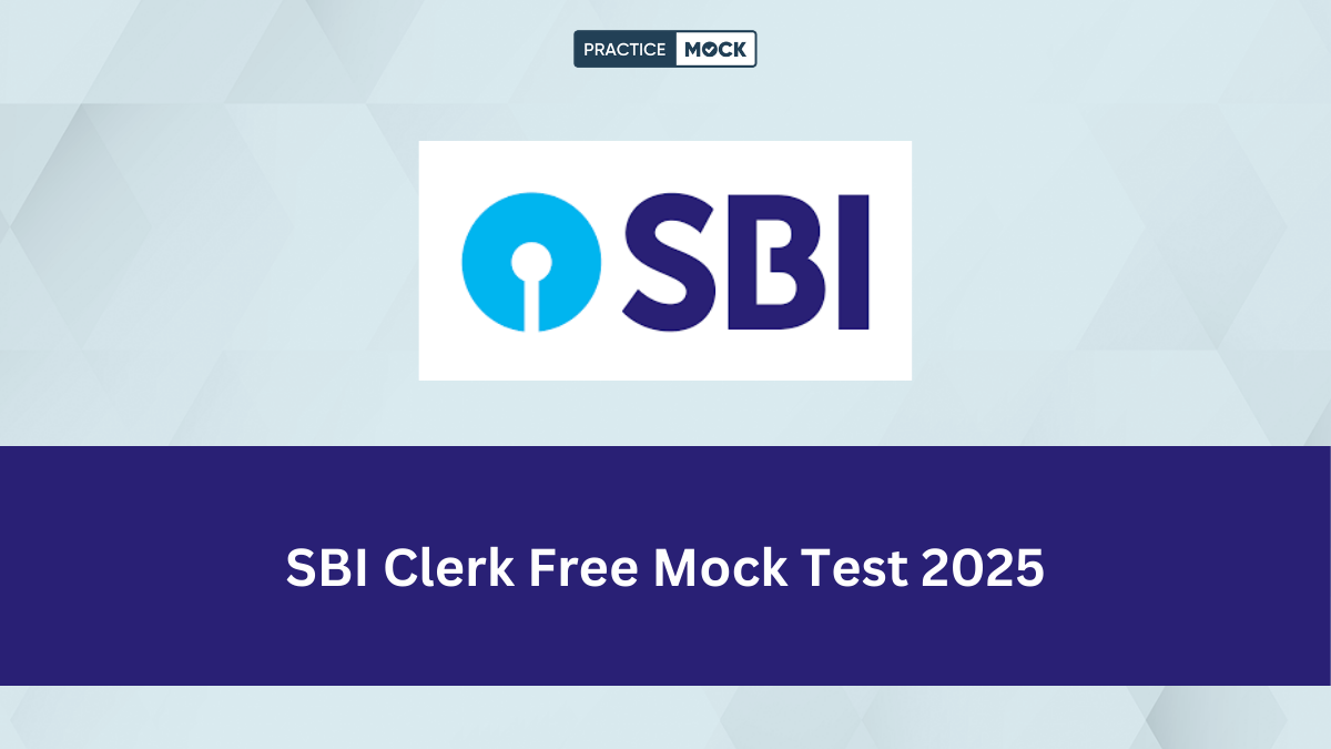 SBI Clerk Free Mock Test 2025 Track Your Performance