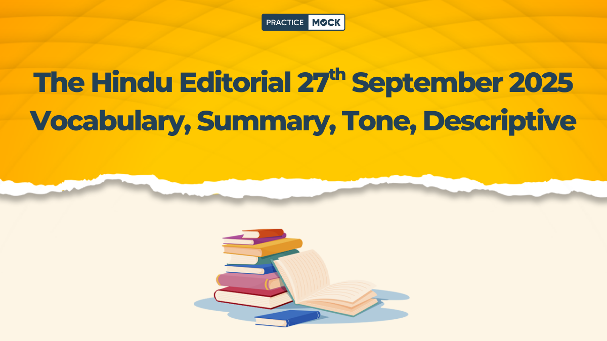 The Hindu Editorial 27th September 2025
