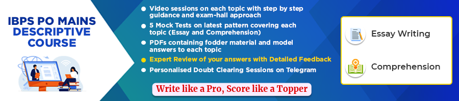 IBPS PO Mains Descriptive Course