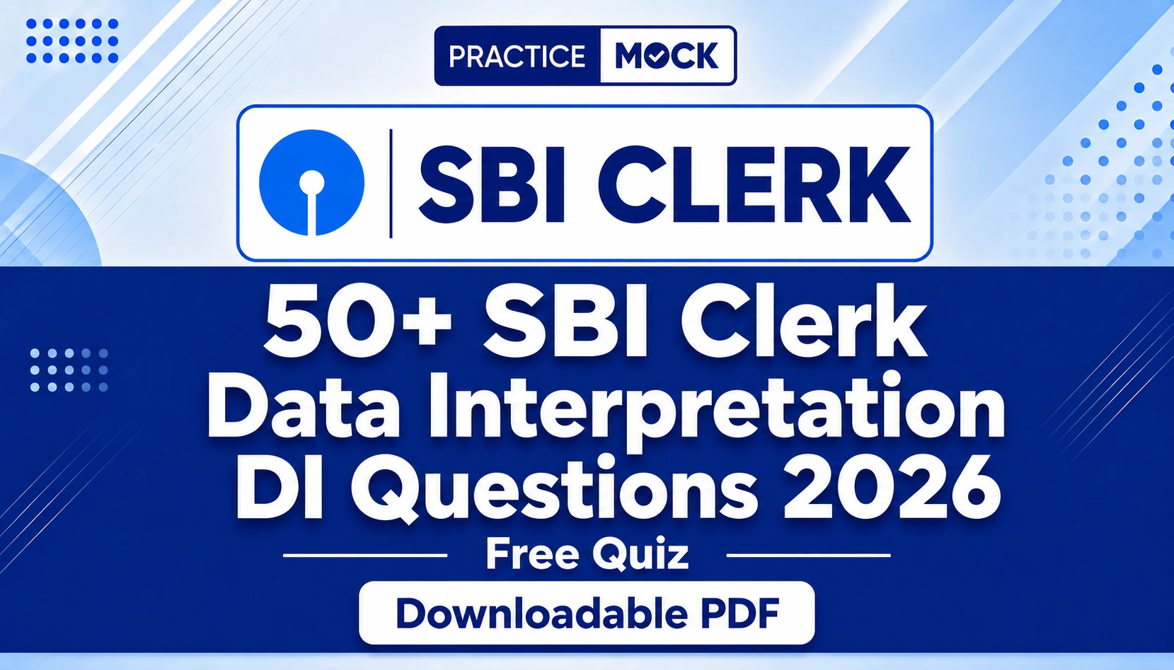 sbi clerk data interpretation questions