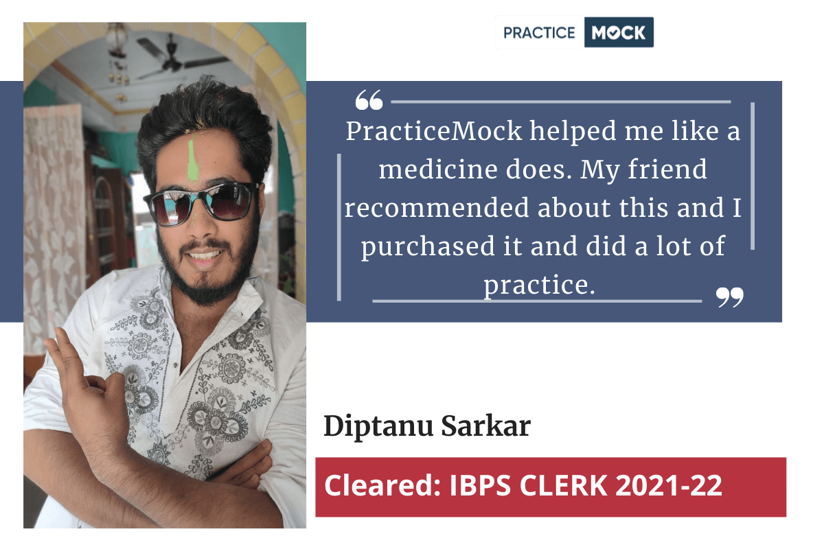 Success Story of Diptanu Sarkar, who cleared IBPS Clerk