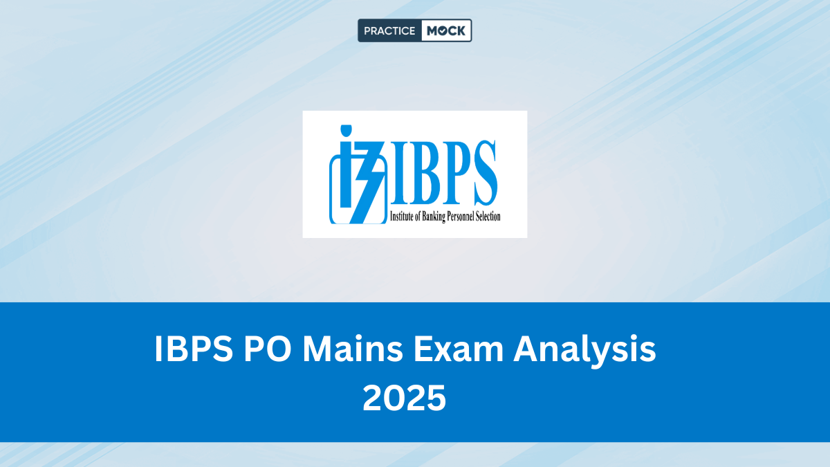 IBPS PO Mains Exam Analysis 2025