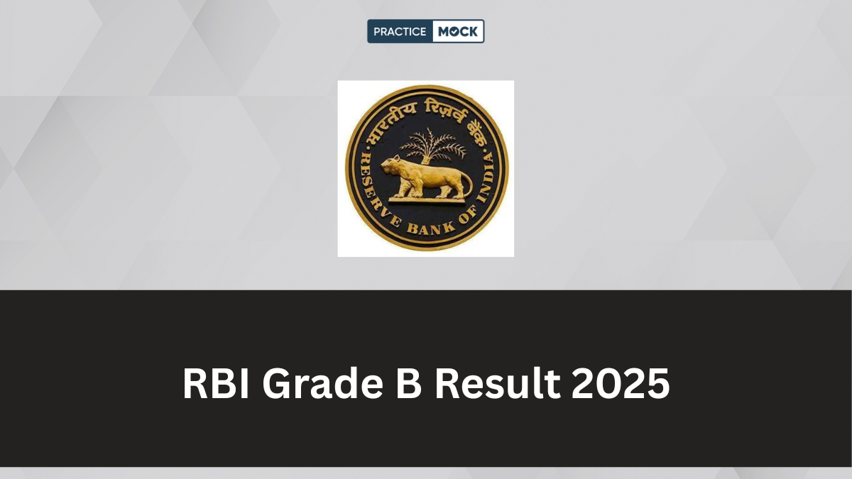 RBI Grade B Result 2025 Out, Download Phase 1 Result PDF Now