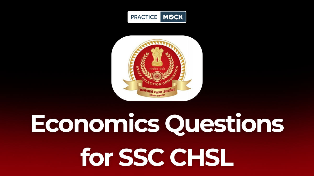 Economics Questions for SSC CHSL