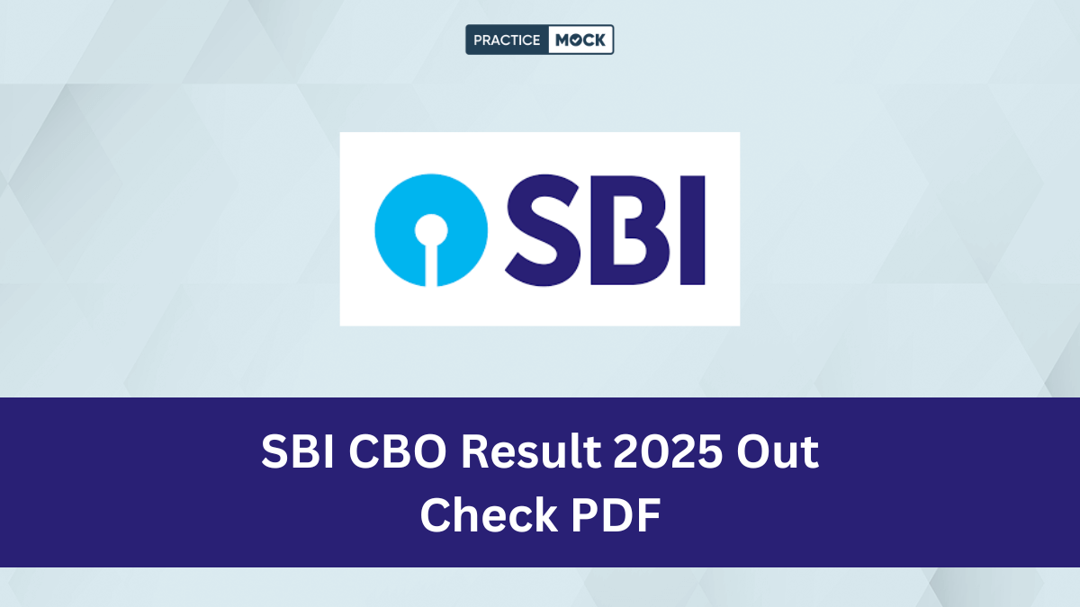 SBI CBO Result 2025 Out, Check PDF Direct Link