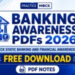 Banking Awareness PDFs 2026, Check Static Banking and Financial Awareness Free Download
