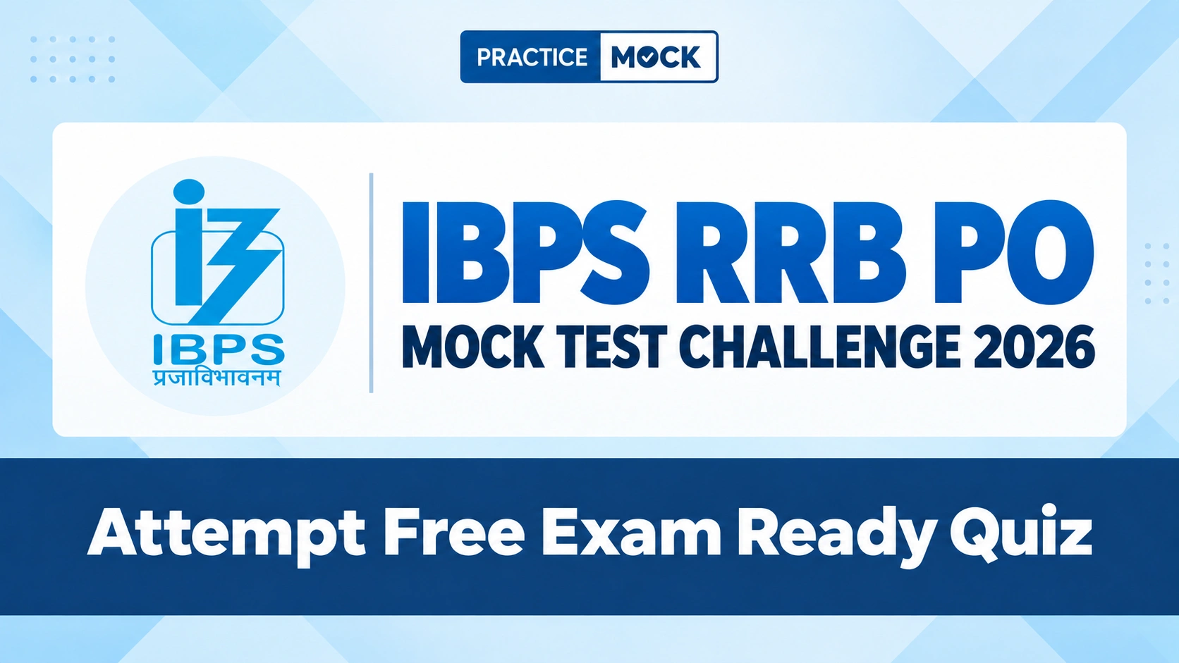 ibps rrb po mock test challenge