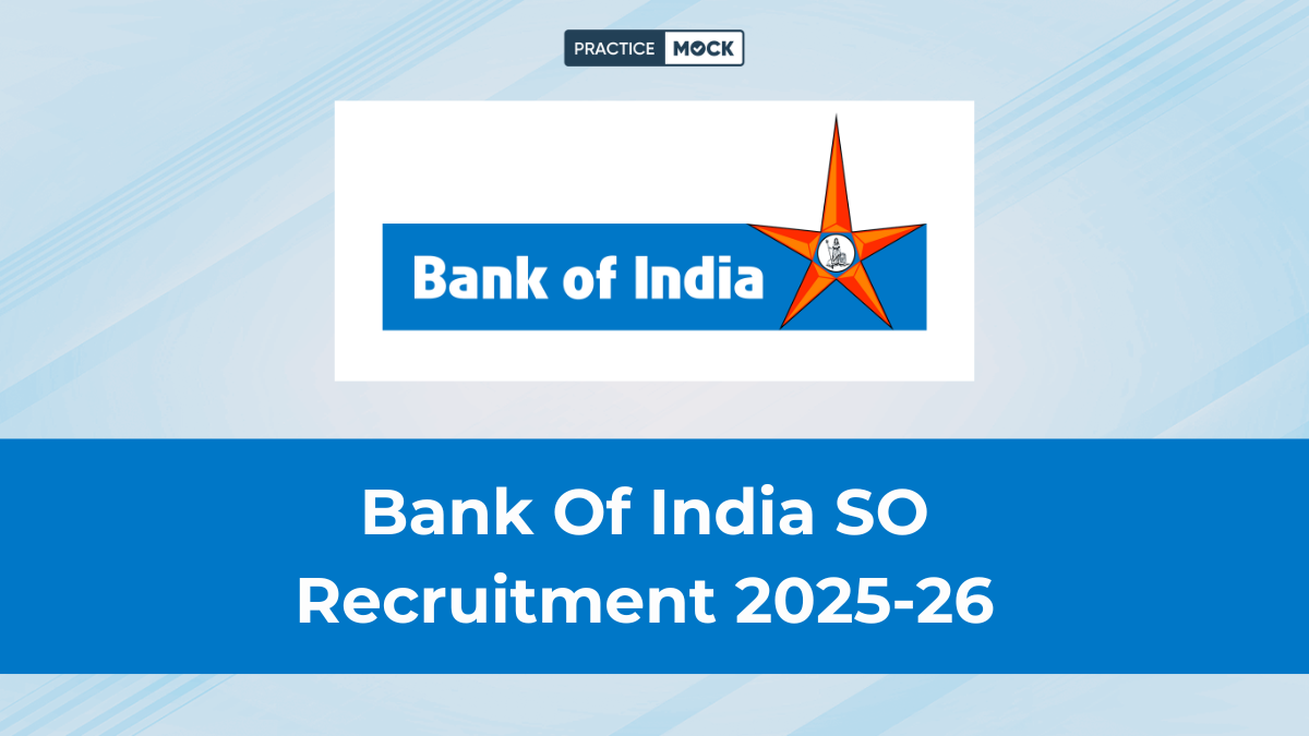 Bank Of India SO Recruitment 2025-26 Short Notification Out