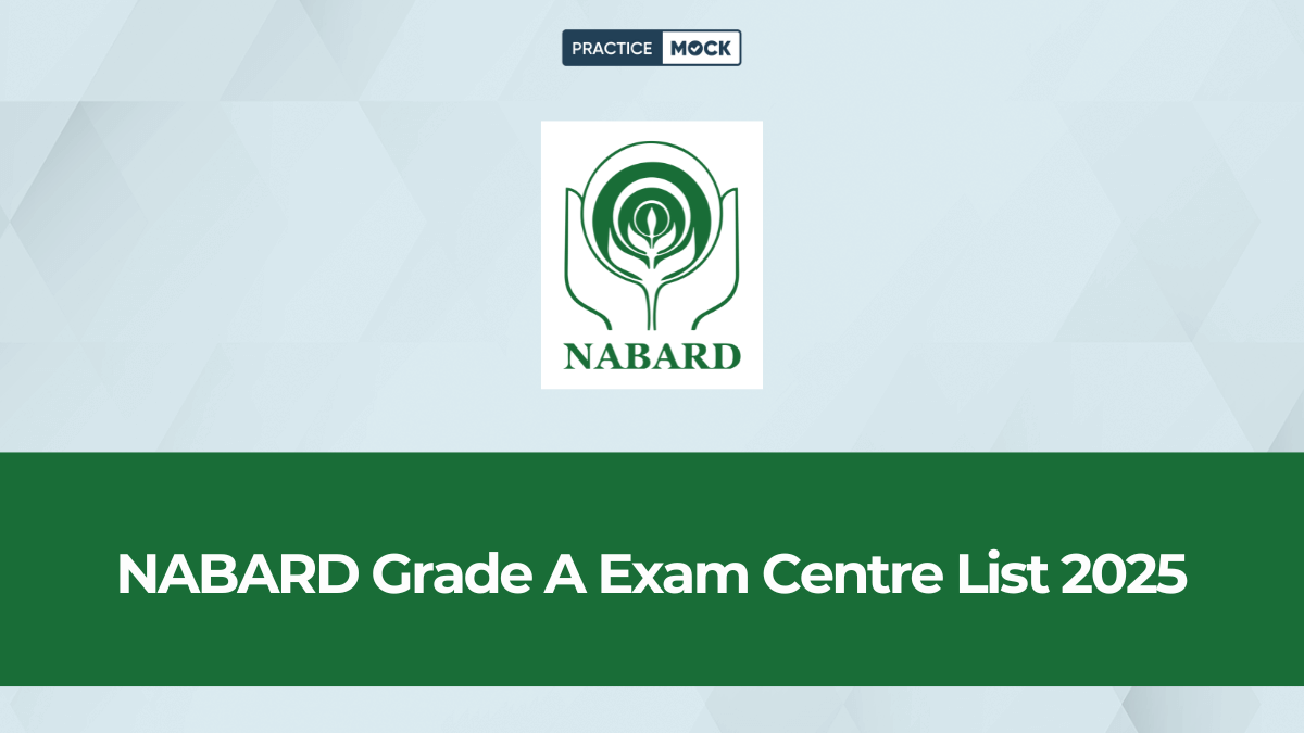 NABARD Grade A Exam Centre List 2025