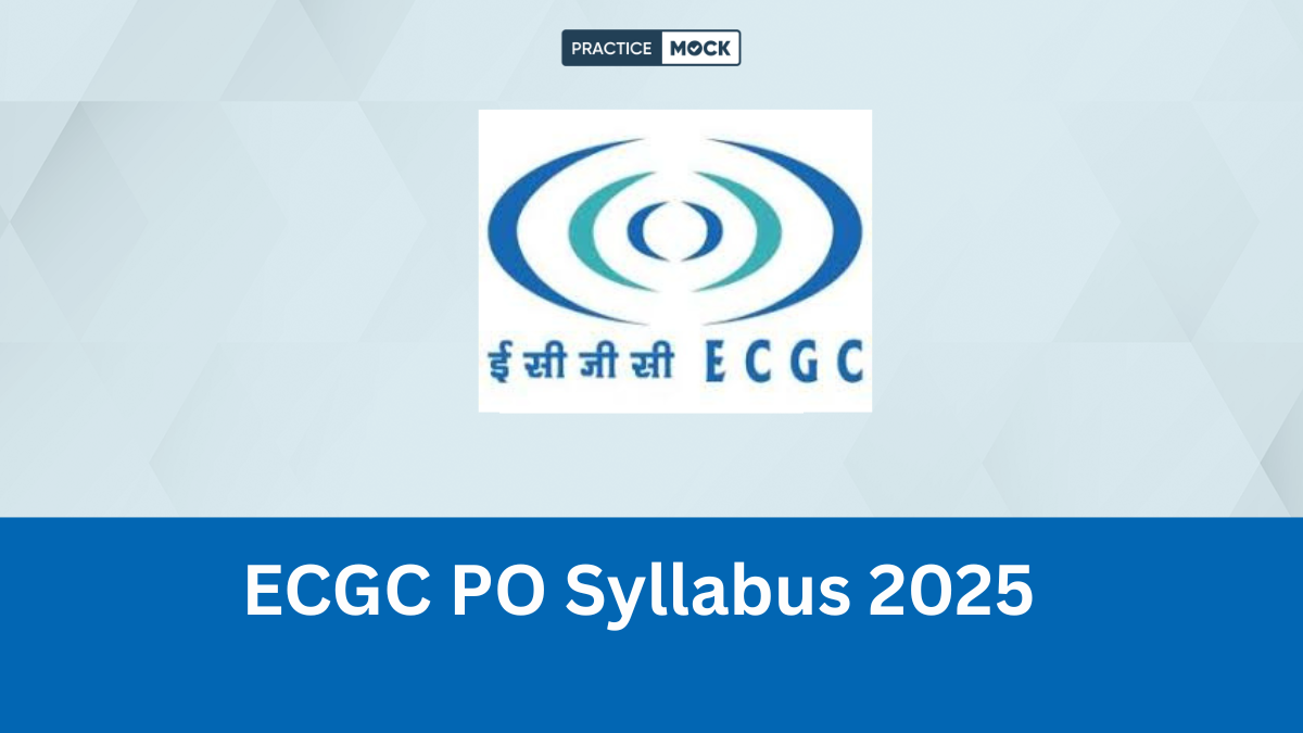 ECGC PO Syllabus