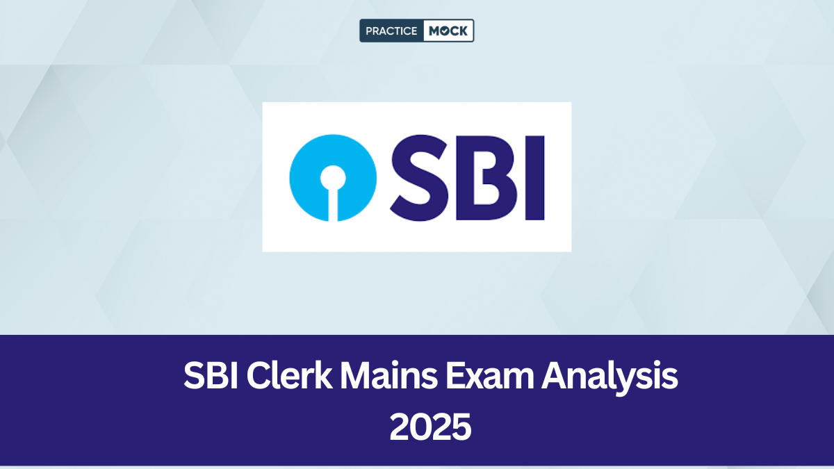 SBI Clerk Mains Exam Analysis 2025