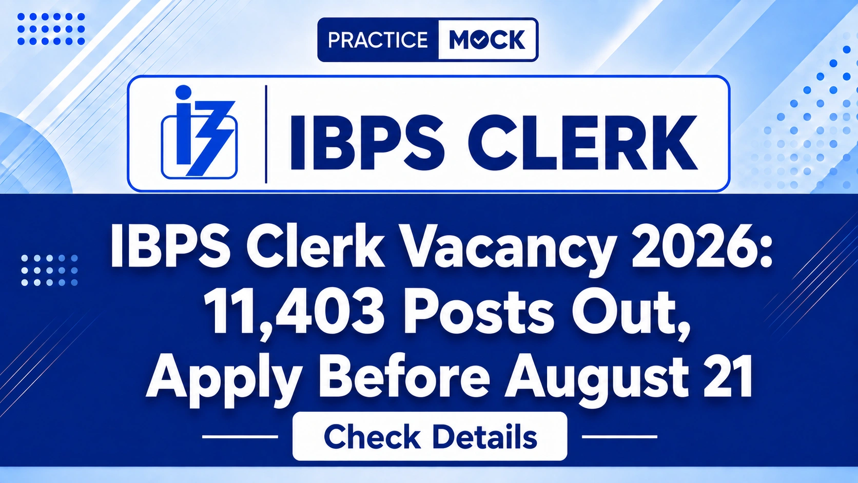 ibps clerk vacancy 2026