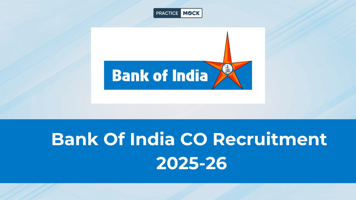 Bank of India CO Recruitment 2025-26