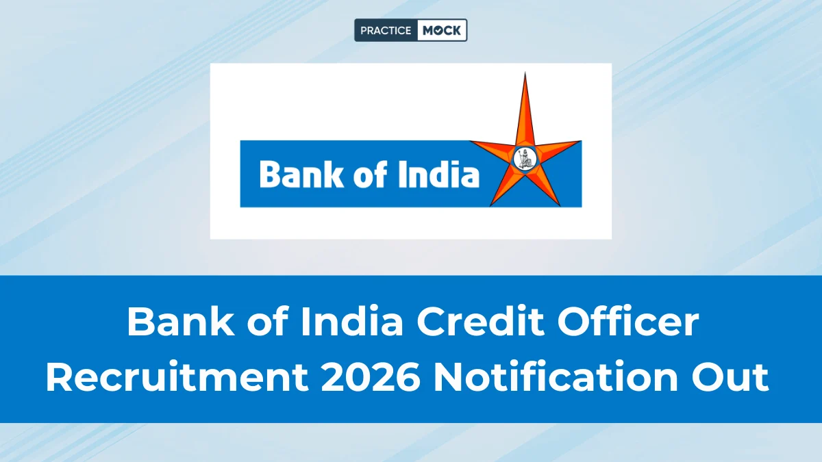Bank of India Credit Officer Recruitment 2026 Notification Out for 779 Vacancies