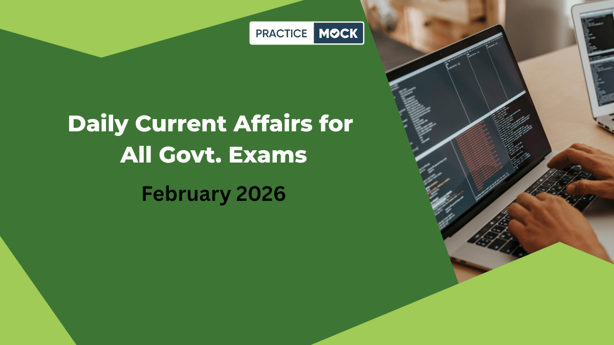 Daily Current Affairs for Banking & Govt Exams- Feb 2026