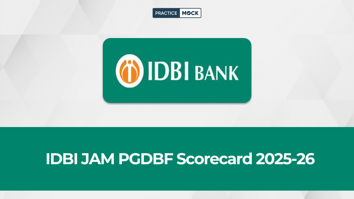 IDBI JAM PGDBF Scorecard 2025-26