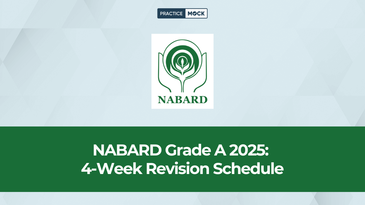 NABARD Grade A Study Plan for 30 Days