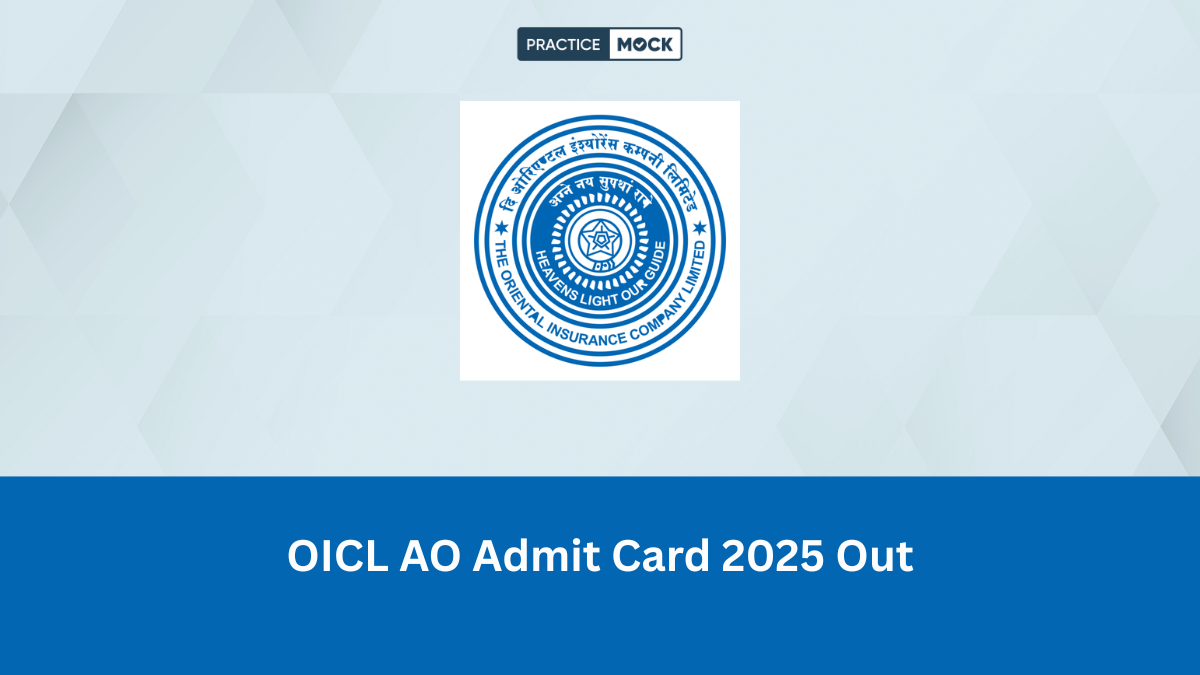 OICL AO Admit Card 2025 Out, Get Direct Download Link