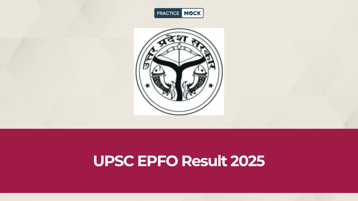 UPSC EPFO Result 2025 Out, Check EO/AO & APFC Written Exam Result