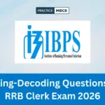Coding-Decoding Questions for RRB Clerk Exam 2026, Download PDF
