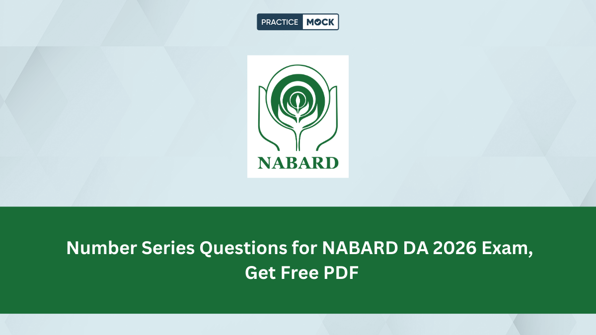 Number Series Questions for NABARD DA 2026 Exam, Get Free PDF