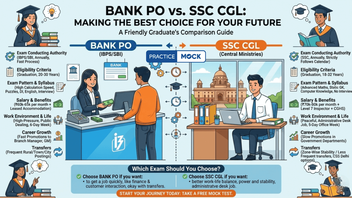 Bank PO vs SSC CGL Which Exam Should You Choose