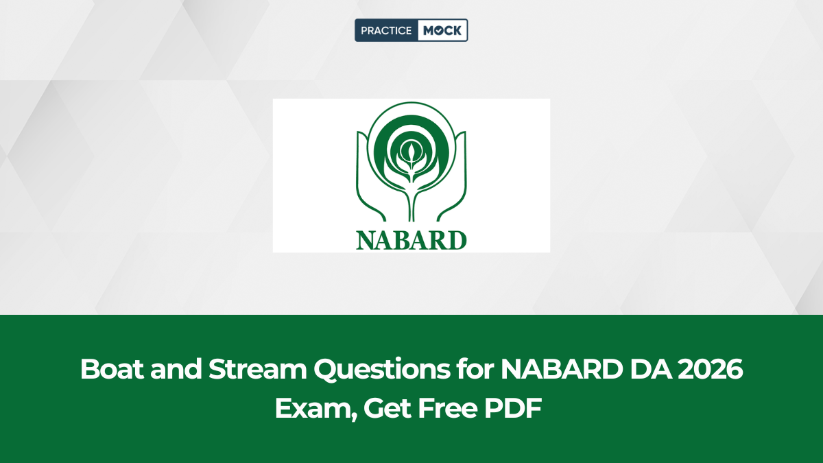 Boat and Stream Questions for NABARD DA 2026 Exam, Get Free PDF