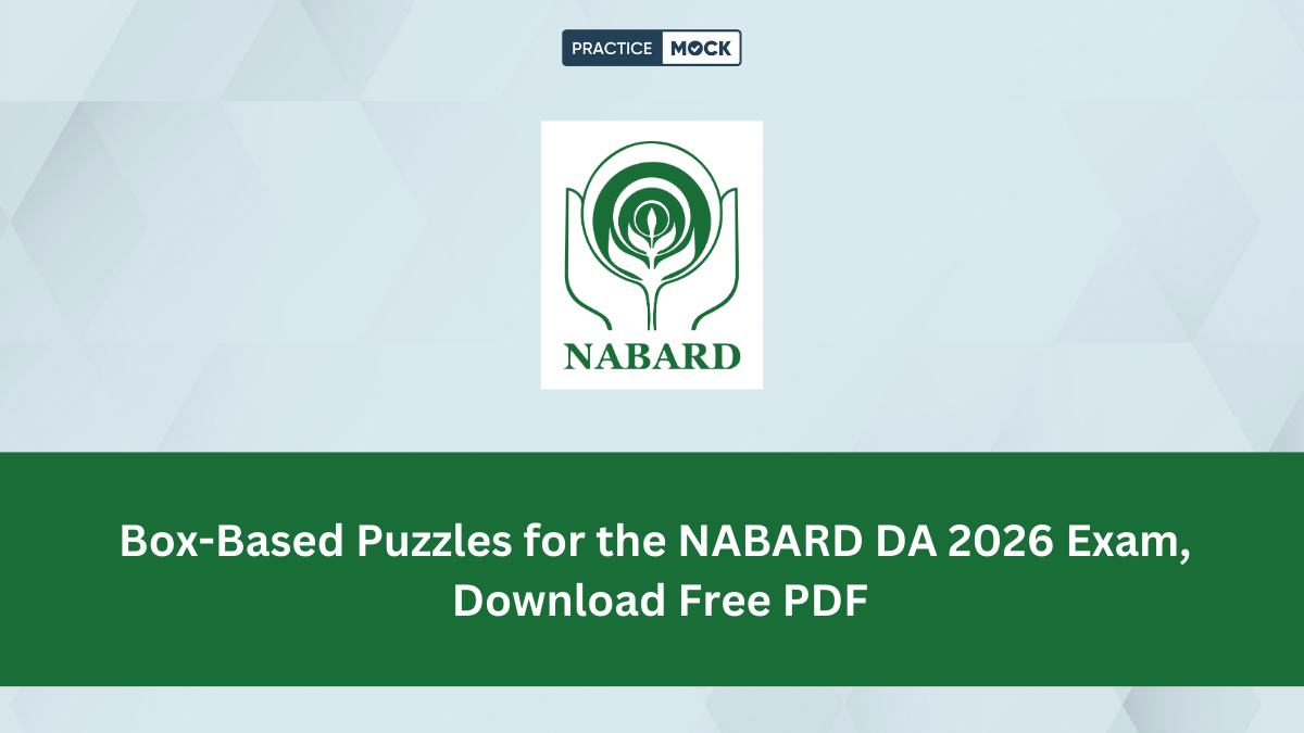 Box-Based Puzzles for the NABARD DA 2026 Exam, Download Free PDF