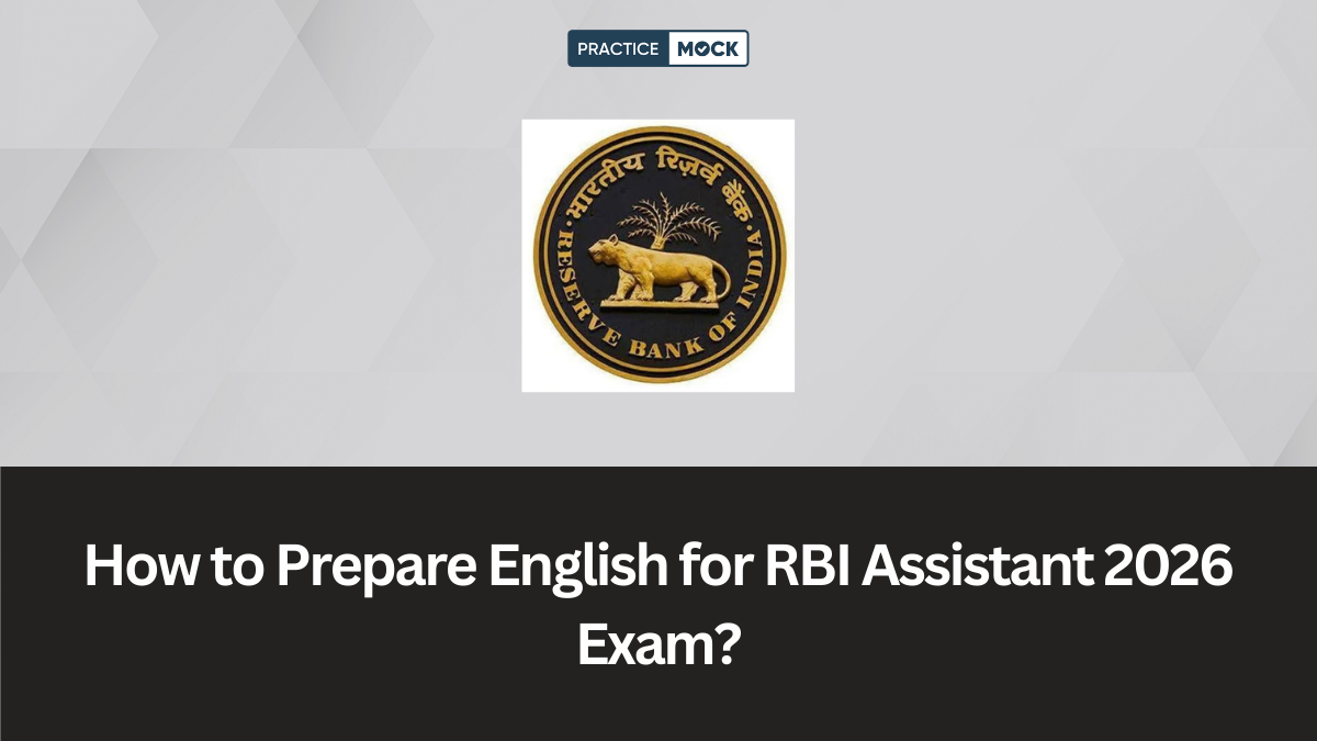 How to Prepare English for RBI Assistant 2026 Exam