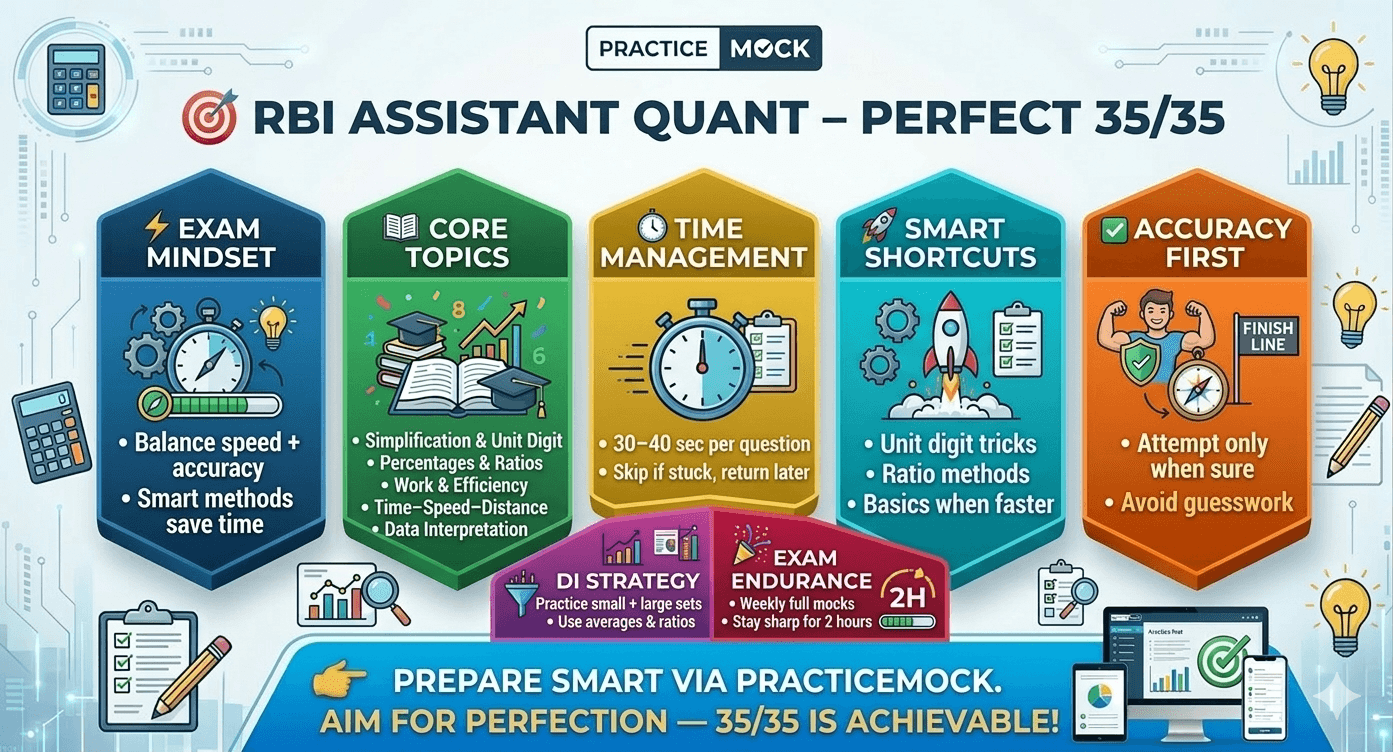 How to Score 35/35 in RBI Assistant 2026 Quant Section
