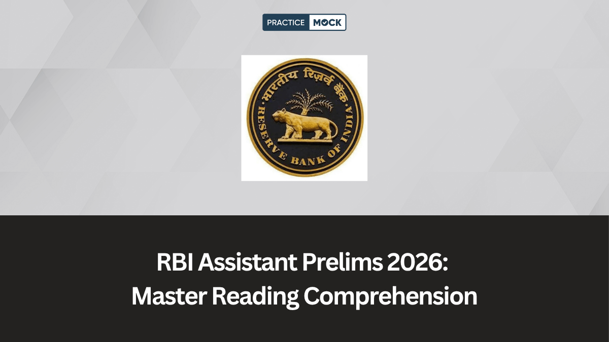 How to Revise RC for RBI Assistant 2026 Exam