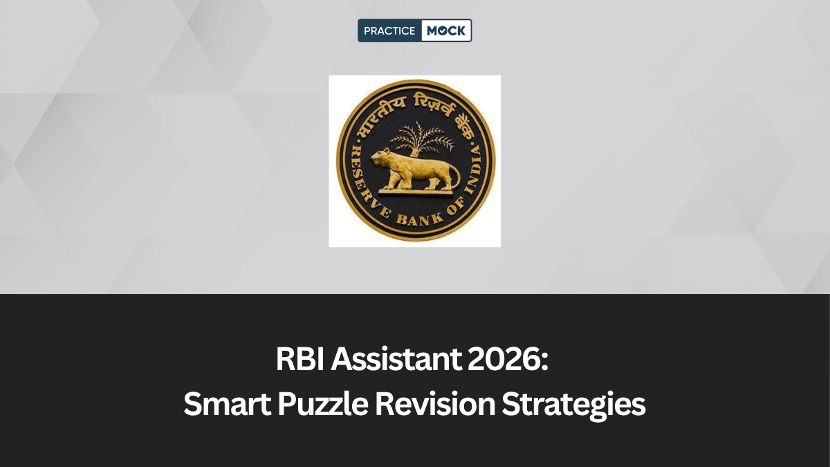 How to Revise Puzzles for RBI Assistant 2026 Exam