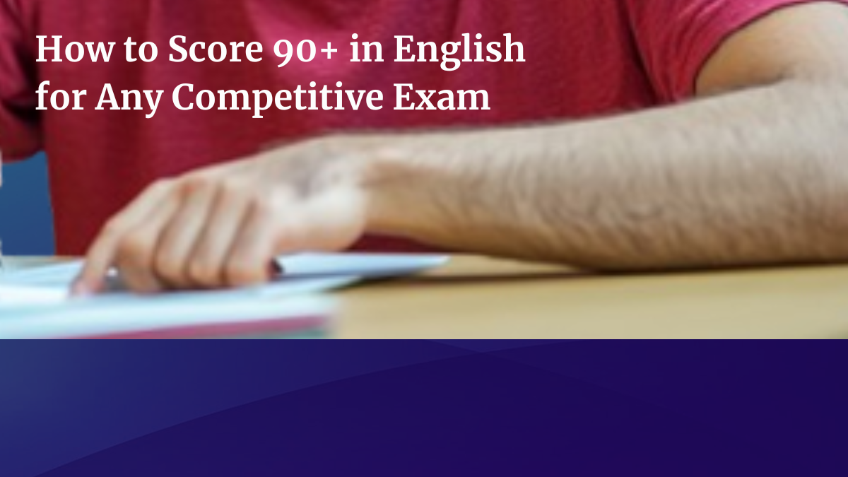 how to score high in English section