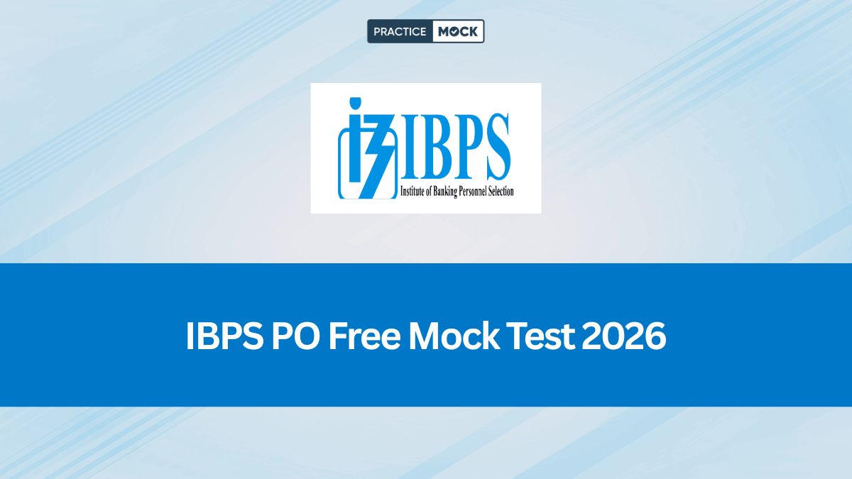 IBPS PO Free Mock Test 2026