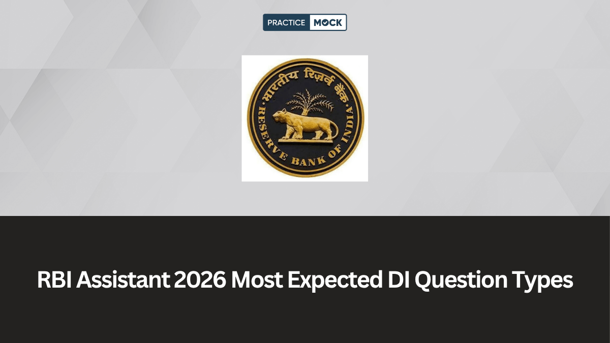 RBI Assistant 2026 Most Expected DI Question Types