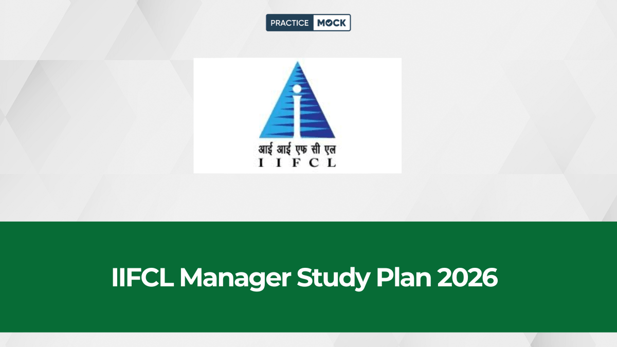 IIFCL Manager Study Plan 2026