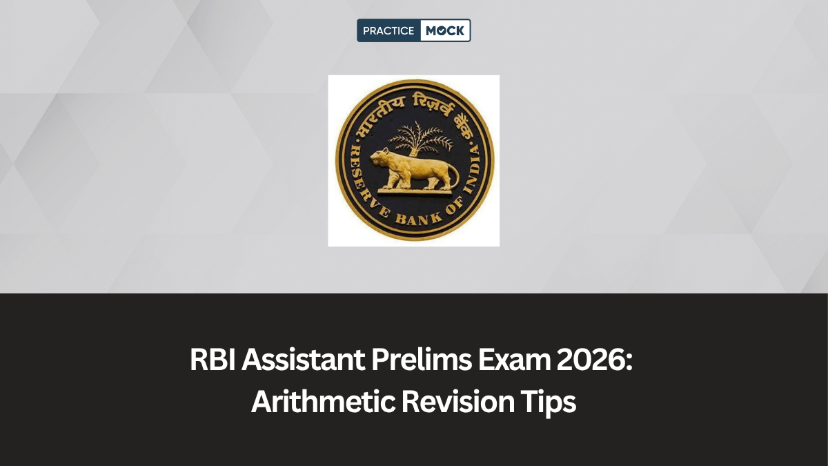Arithmetic Revision Tips for RBI Assistant Prelims Exam 2026
