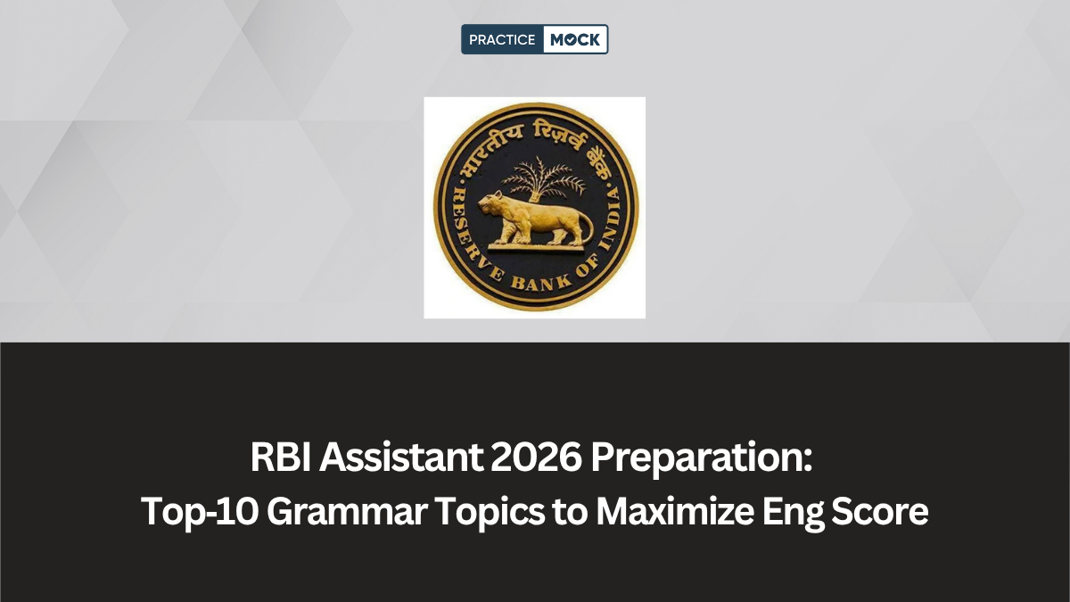 RBI Assistant 2026 Preparation: Top‑10 Grammar Topics to Boost Scores