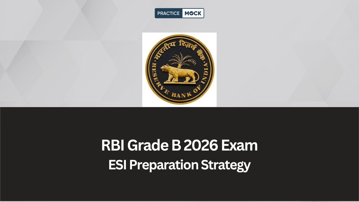 How to Prepare ESI for RBI Grade B 2026?