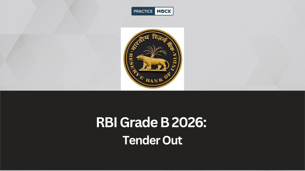 RBI Grade B Tender Released; Notification Coming Soon