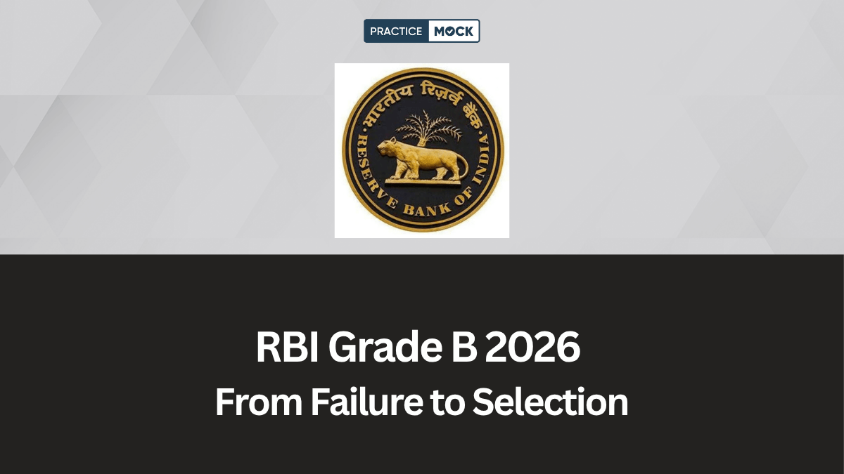 How to Restart RBI Grade B 2026 Preparation After a Failed Attempt?